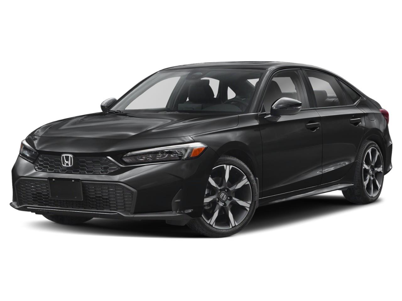 Black 2026 Honda Civic Hybrid Sedan Front-Wheel Drive Continuously Variable Transmission