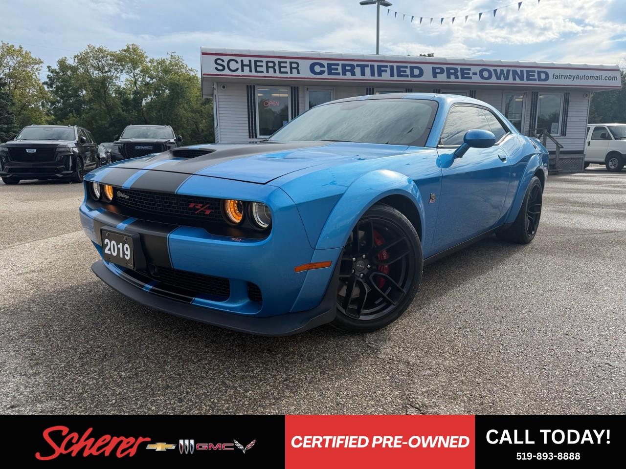 Blue 2019 Dodge Challenger Coupe Rear-Wheel Drive 8-Speed Automatic