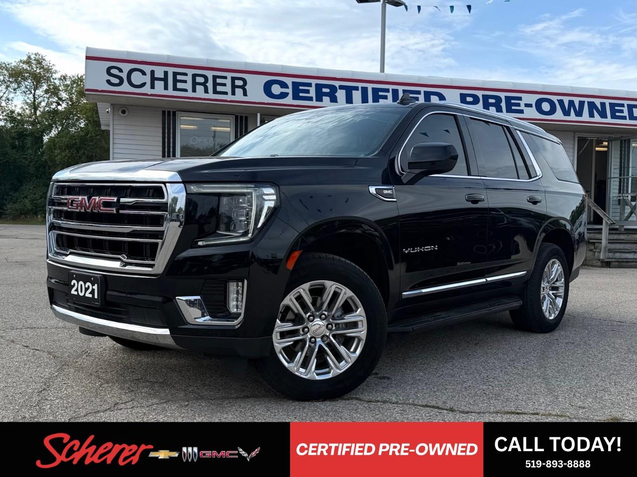 Black 2021 GMC Yukon SUV / Crossover Four-Wheel Drive Automatic