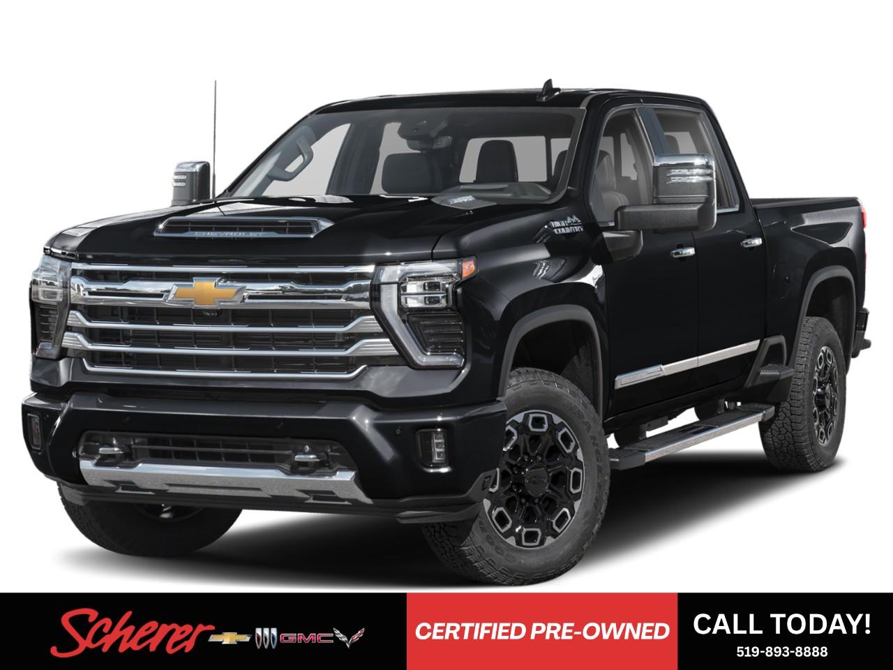 Black 2024 Chevrolet Silverado 2500HD Pickup Truck Four-Wheel Drive Automatic