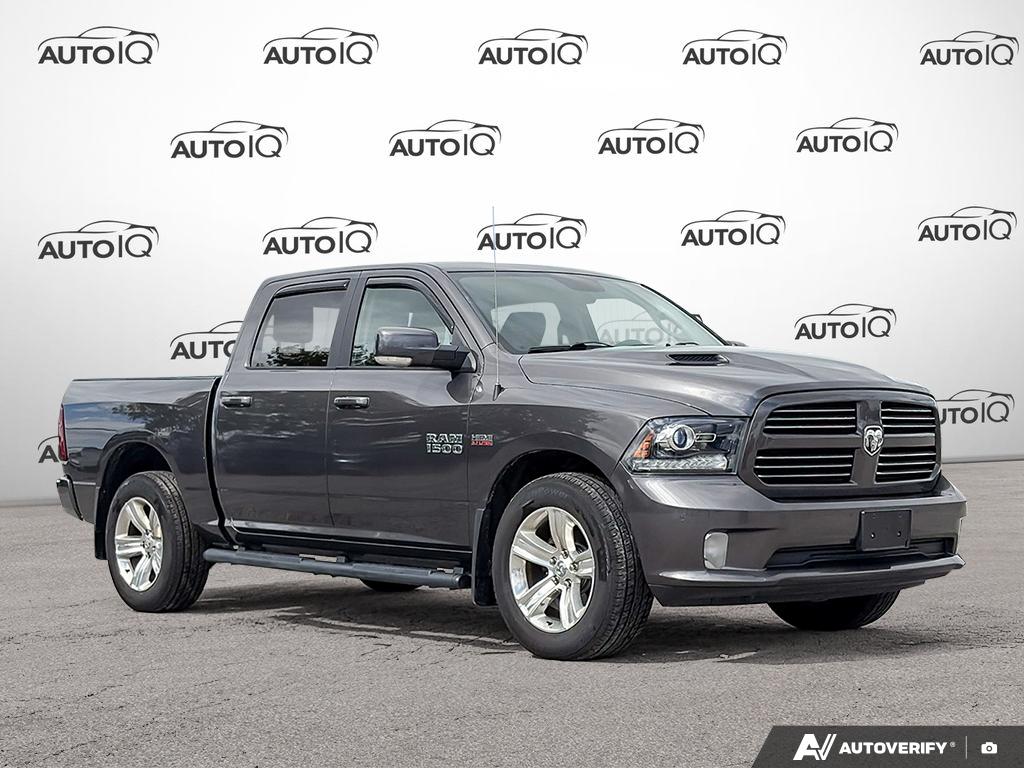 Gray 2017 RAM 1500 Pickup Truck Four-Wheel Drive 8-Speed Automatic