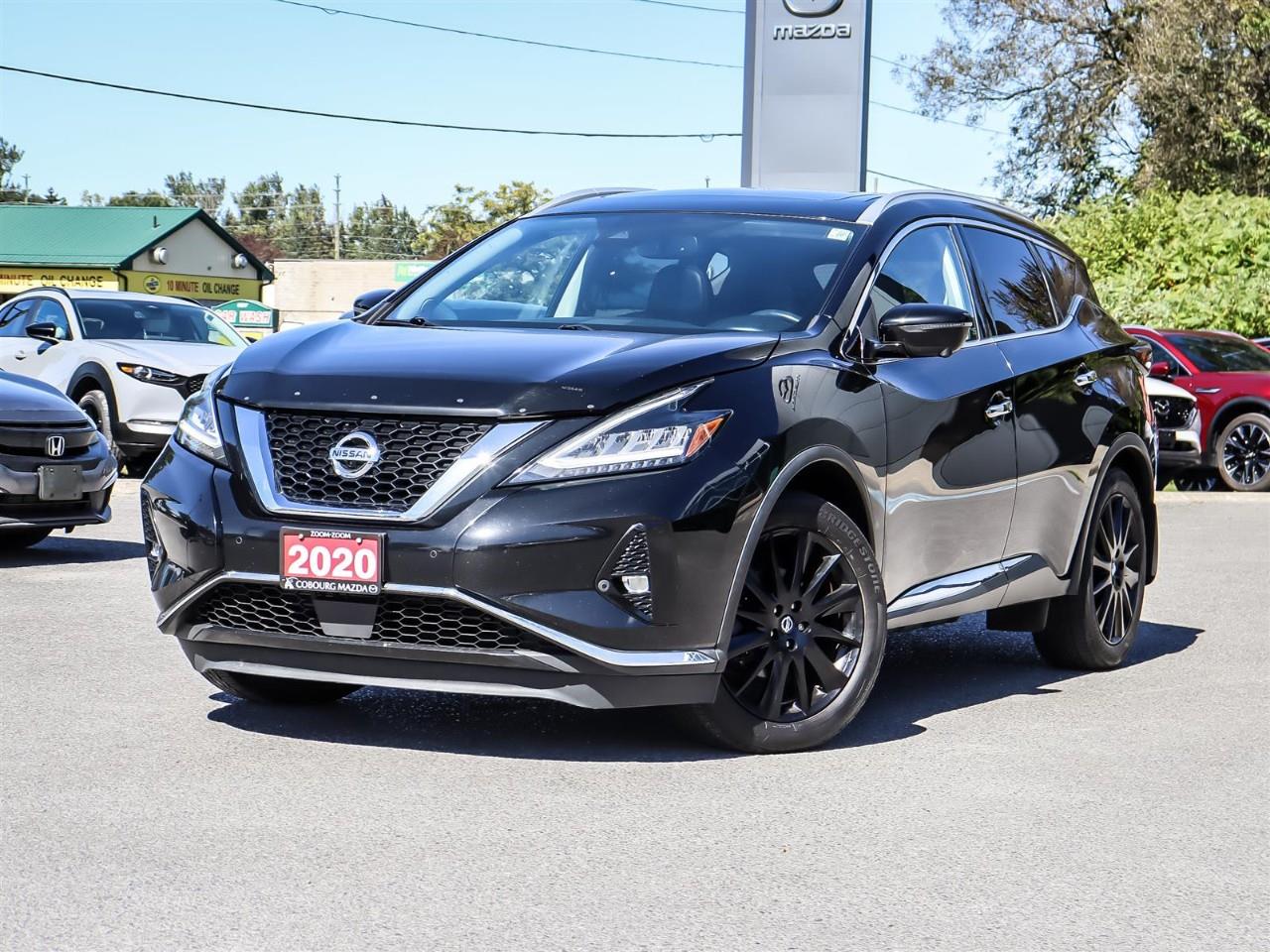 Black 2020 Nissan Murano SUV / Crossover All-Wheel Drive Continuously Variable Transmission