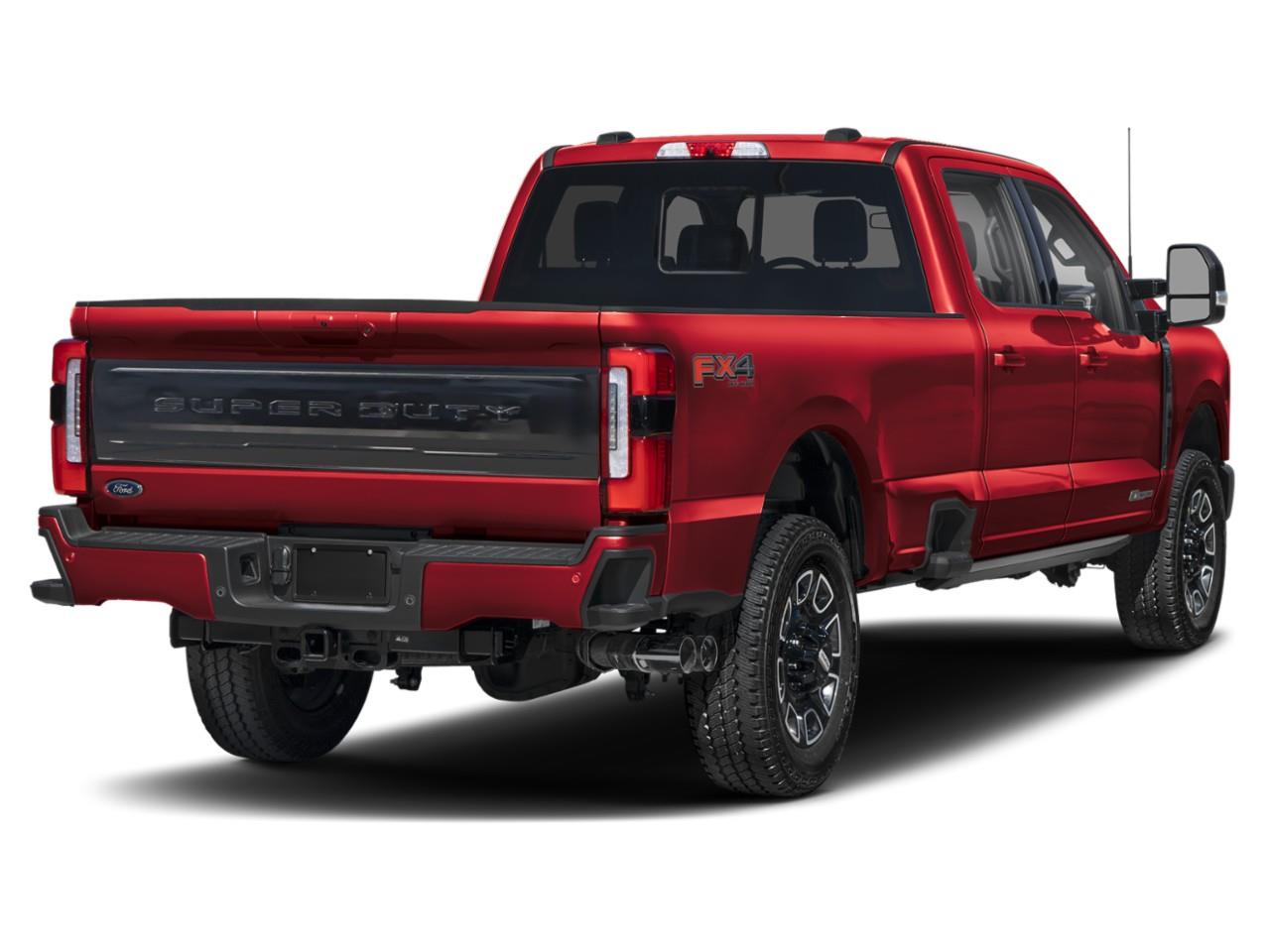 Red 2026 Ford F-350 Super Duty Pickup Truck Four-Wheel Drive Automatic