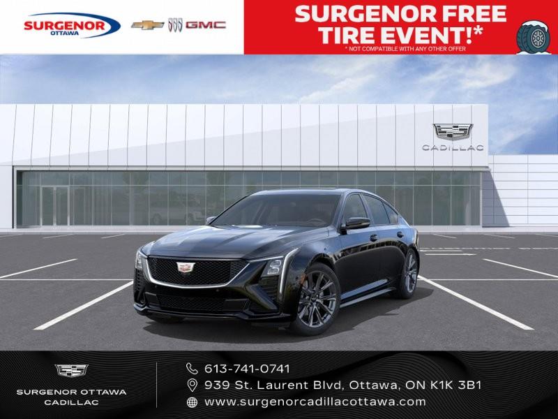 Black 2026 Cadillac CT5 Sedan All-Wheel Drive Automatic