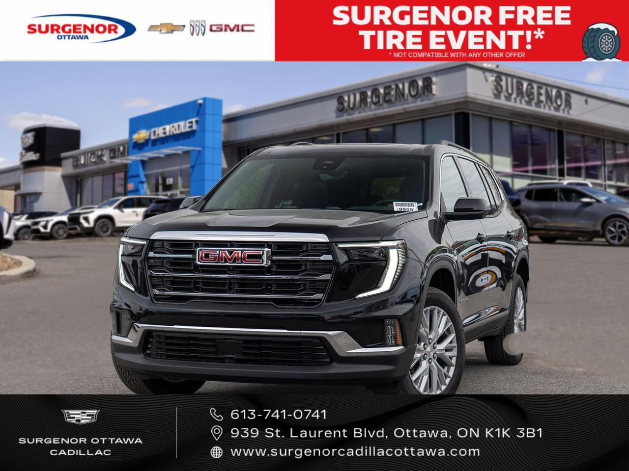 Black 2026 GMC Acadia SUV / Crossover Four-Wheel Drive 8-Speed Automatic