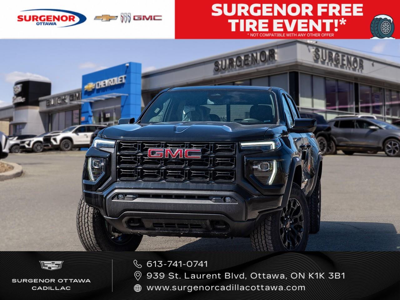 Black 2026 GMC Canyon Pickup Truck Four-Wheel Drive 8-Speed Automatic