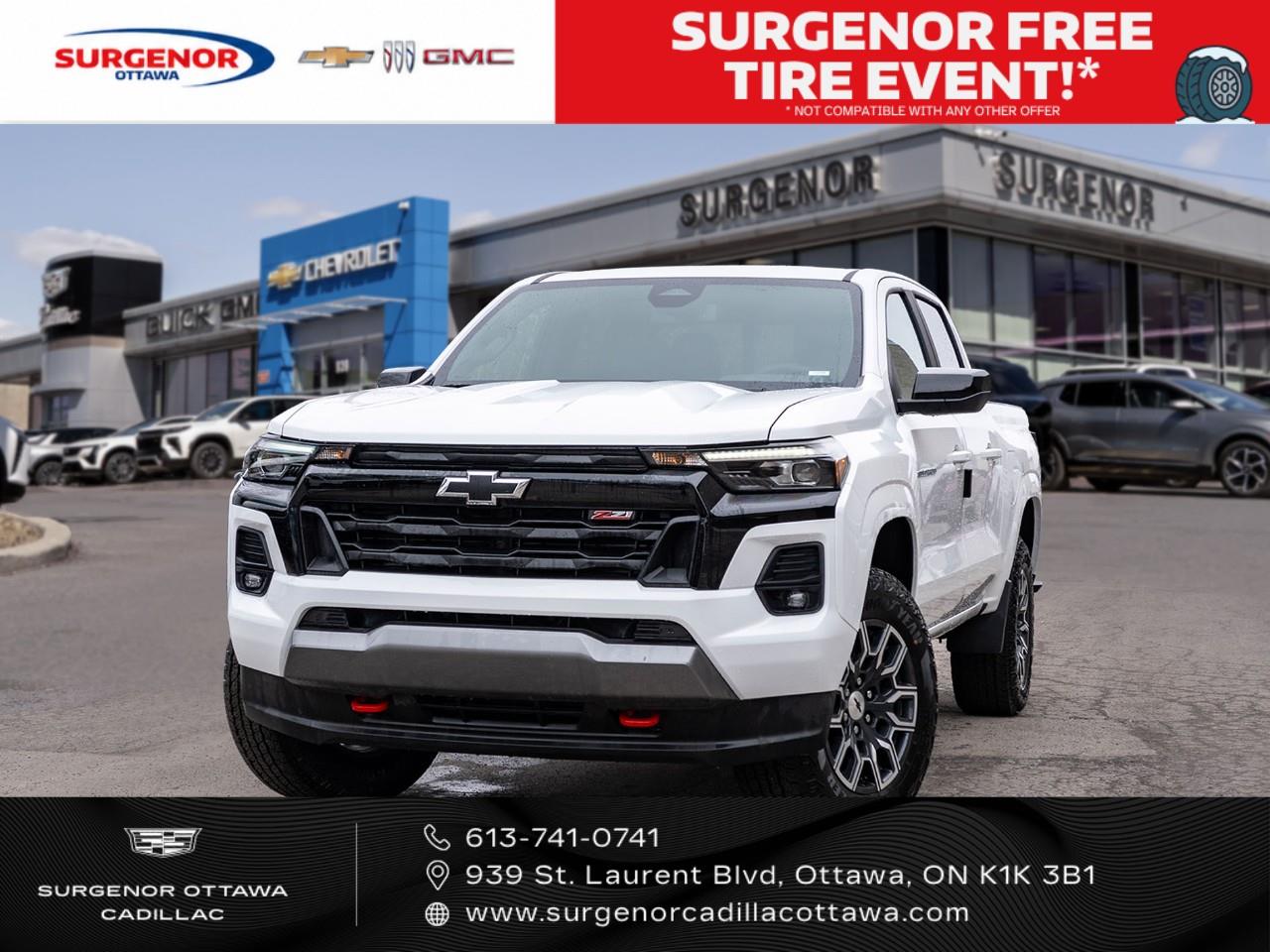 White 2026 Chevrolet Colorado Pickup Truck Four-Wheel Drive 8-Speed Automatic