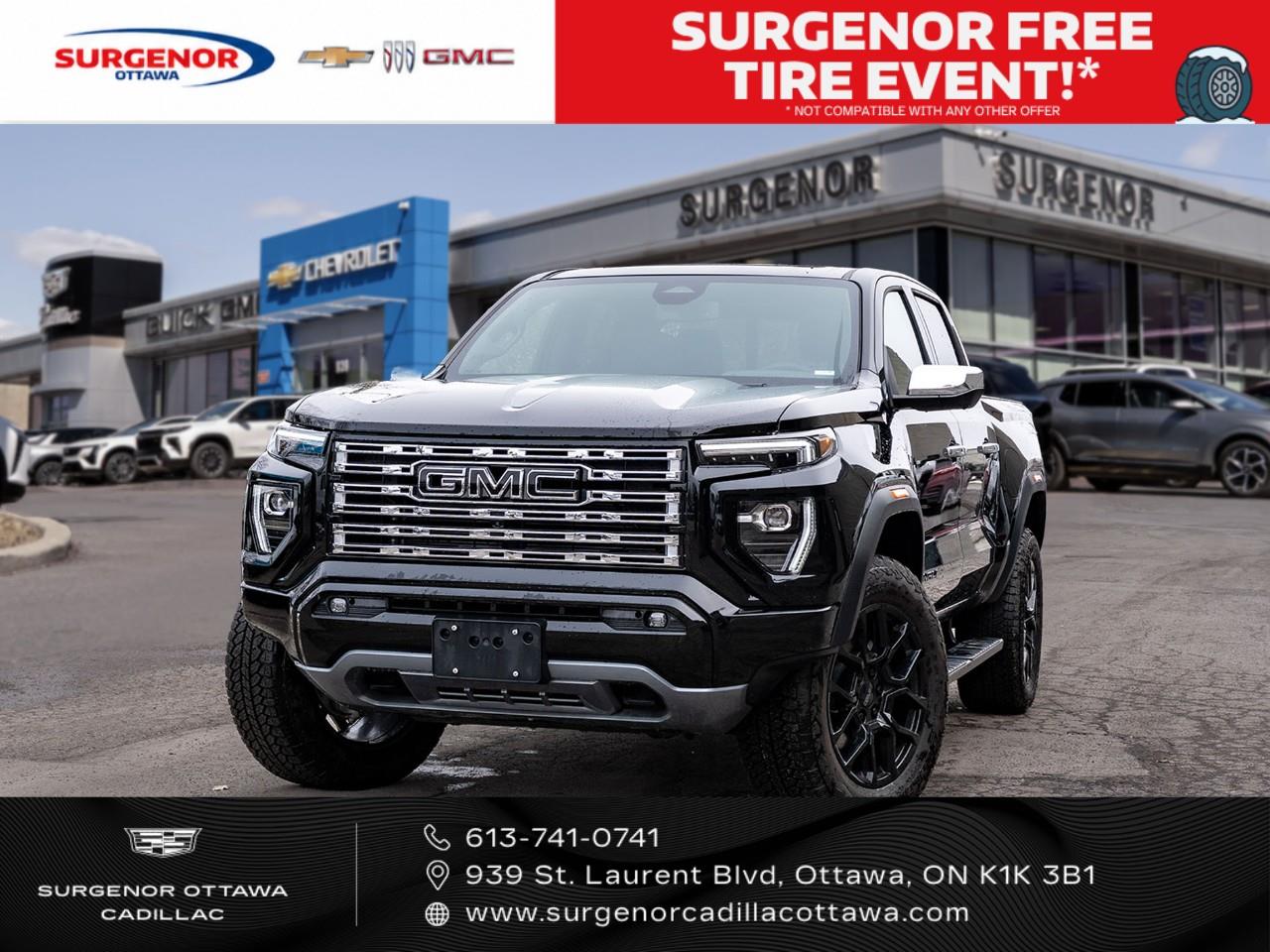 Black 2026 GMC Canyon Pickup Truck Four-Wheel Drive 8-Speed Automatic