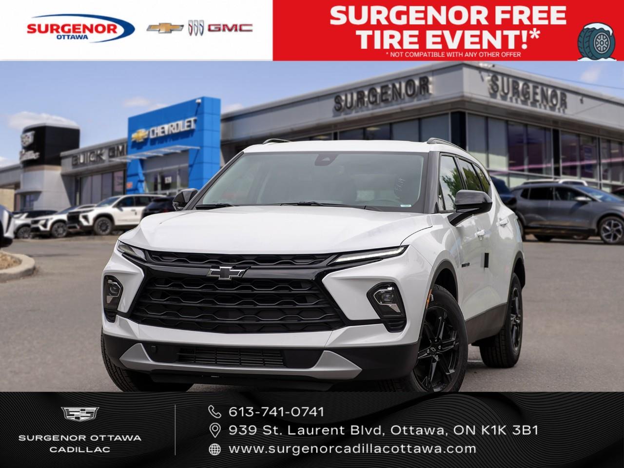White 2026 Chevrolet Blazer SUV / Crossover  9-Speed Automatic