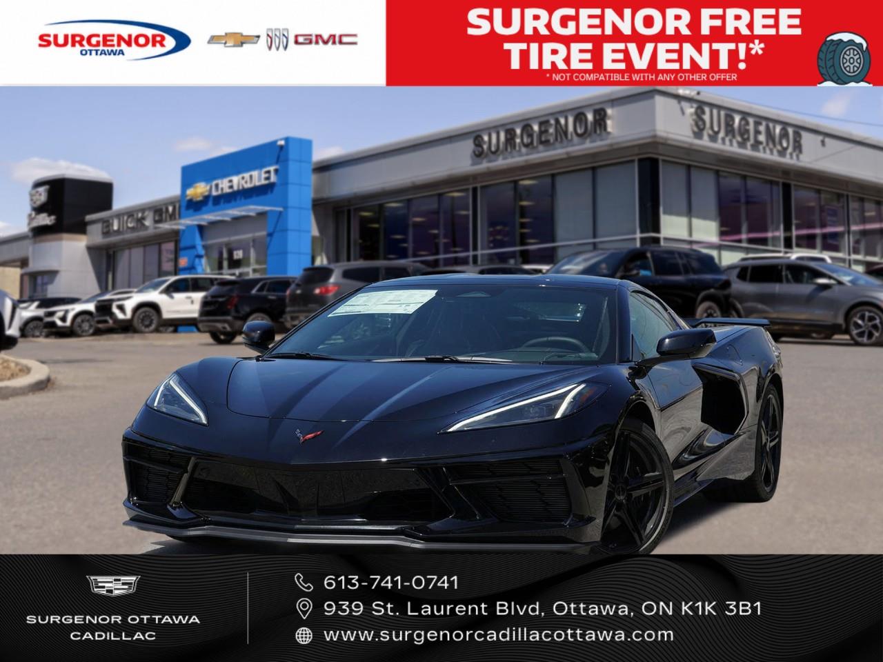 Black 2026 Chevrolet Corvette Convertible Rear-Wheel Drive 8-Speed Automatic