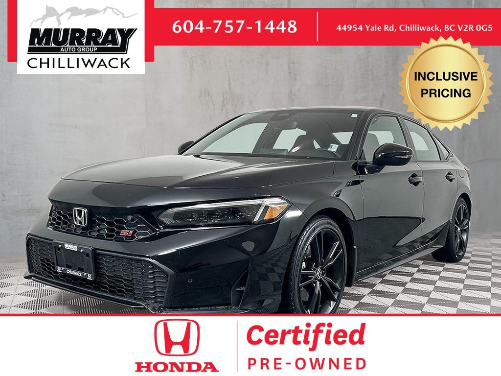 Black 2025 Honda Civic Sedan  6-Speed Manual