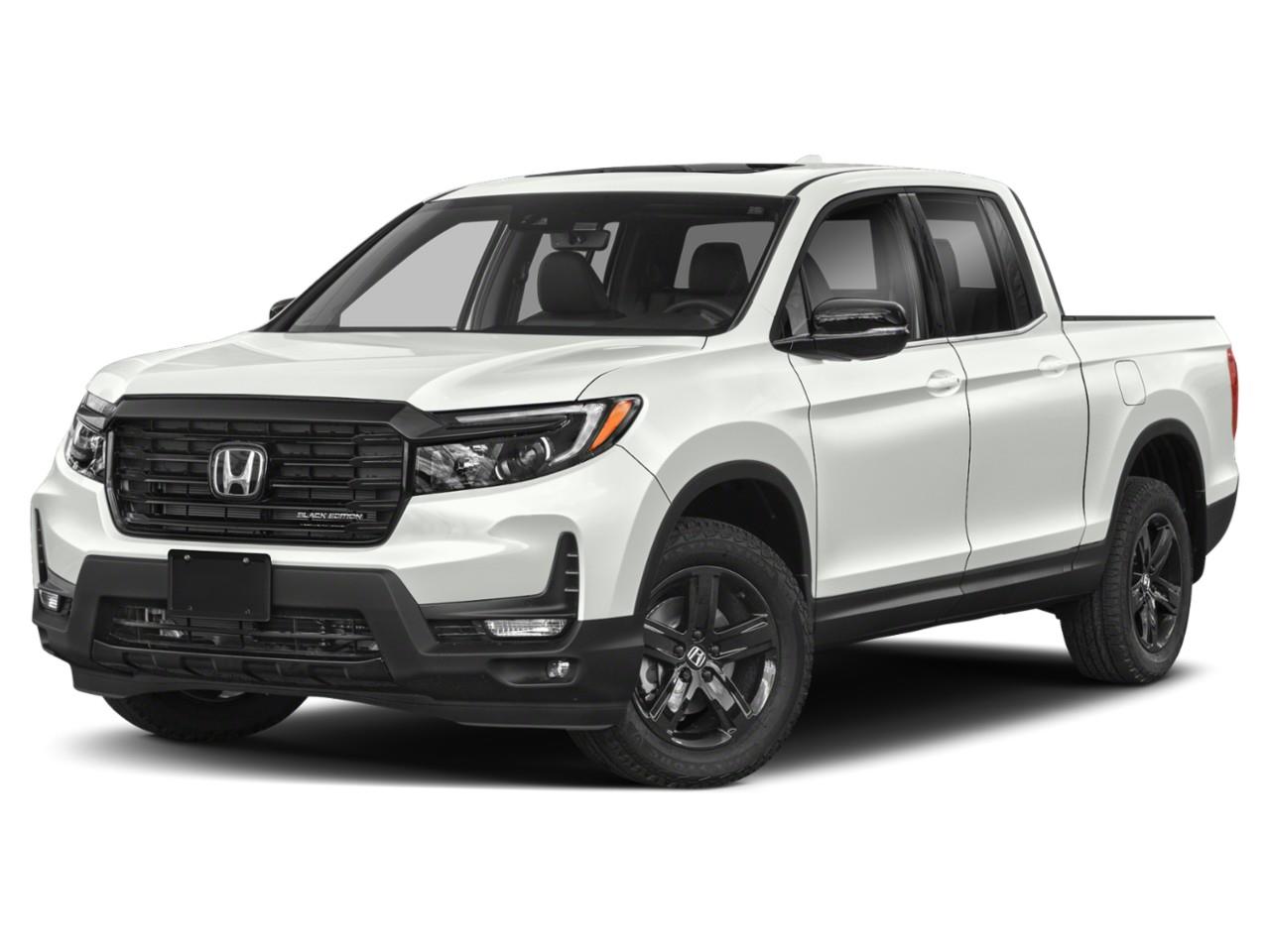 White 2022 Honda Ridgeline Pickup Truck All-Wheel Drive 9-Speed Automatic