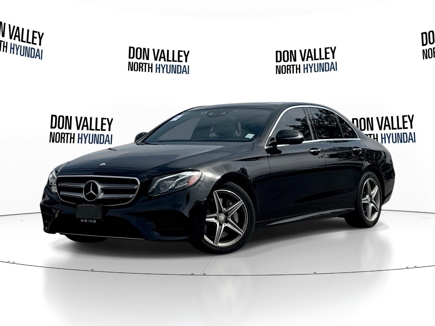Black 2017 Mercedes-Benz E-Class Sedan All-Wheel Drive 9-Speed Automatic