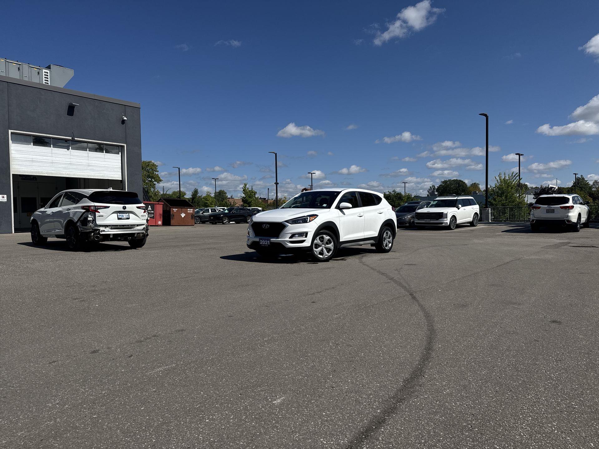 White 2021 Hyundai Tucson SUV / Crossover 6-Speed Automatic