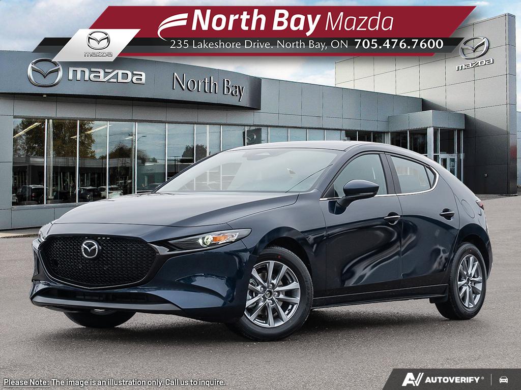 Blue 2026 Mazda MAZDA3 Sport Hatchback 6-Speed Automatic