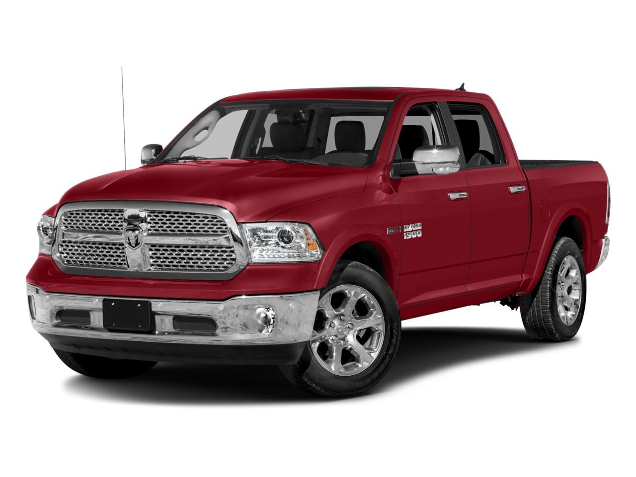 Red 2017 RAM 1500 Pickup Truck Four-Wheel Drive 8-Speed Automatic