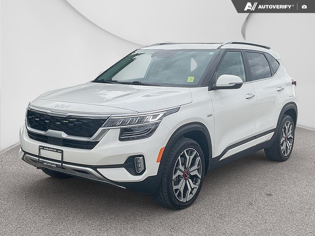 White 2022 Kia Seltos SUV / Crossover All-Wheel Drive 7-Speed Automatic