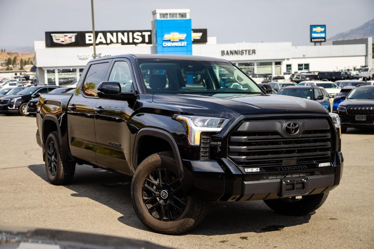 Black 2024 Toyota Tundra Pickup Truck Four-Wheel Drive Automatic