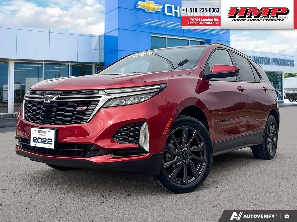 used 2022 Chevrolet Equinox car, priced at $27,985