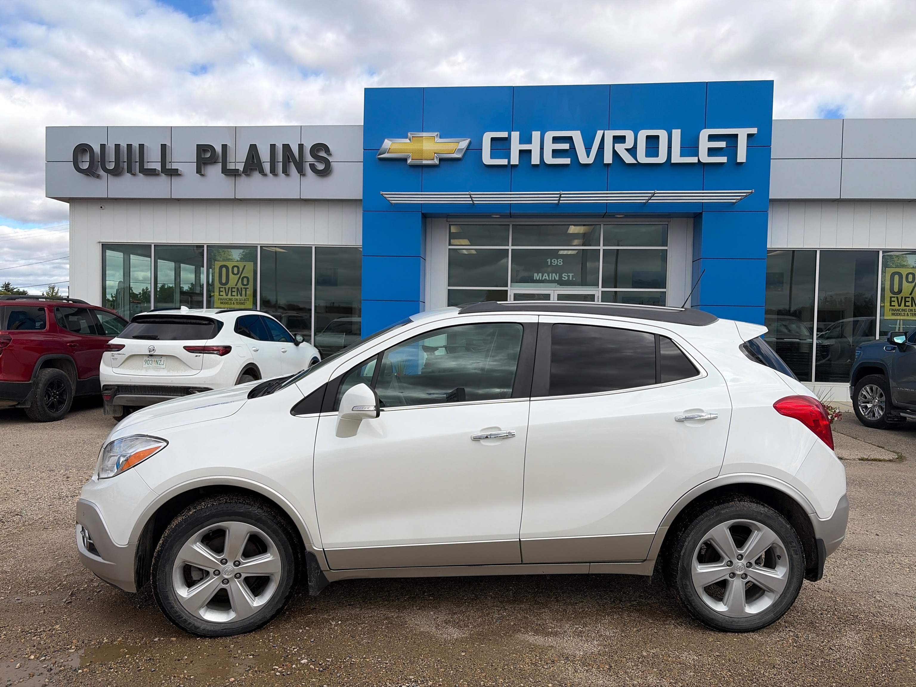 White 2015 Buick Encore SUV / Crossover All-Wheel Drive 6-Speed Automatic
