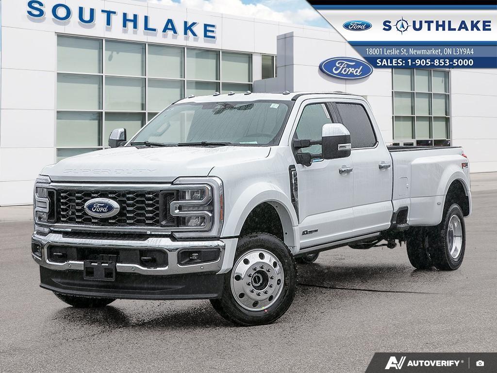 White 2026 Ford F-450 Super Duty Pickup Truck Four-Wheel Drive Automatic
