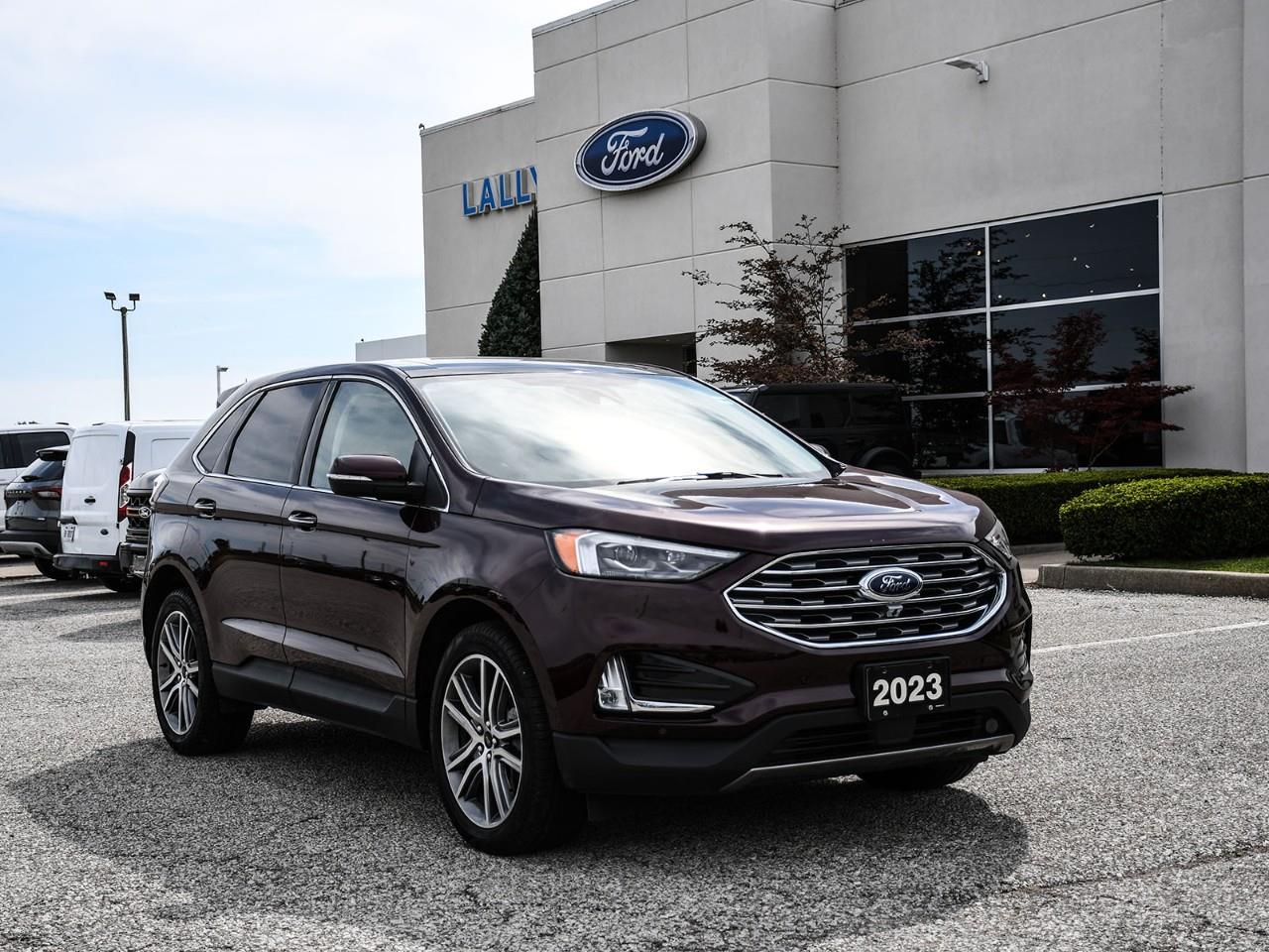 Red 2023 Ford Edge SUV / Crossover All-Wheel Drive 8-Speed Automatic