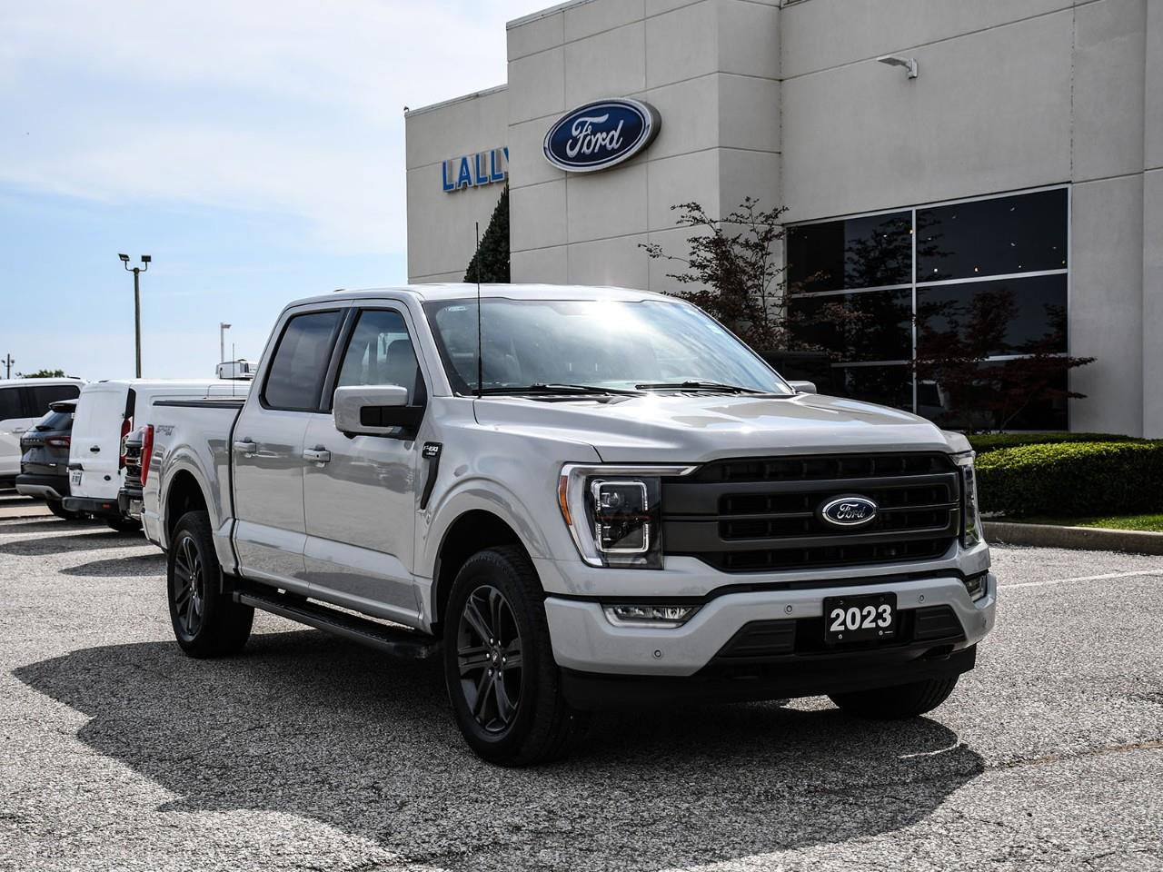 Gray 2023 Ford F-150 Pickup Truck Four-Wheel Drive Automatic