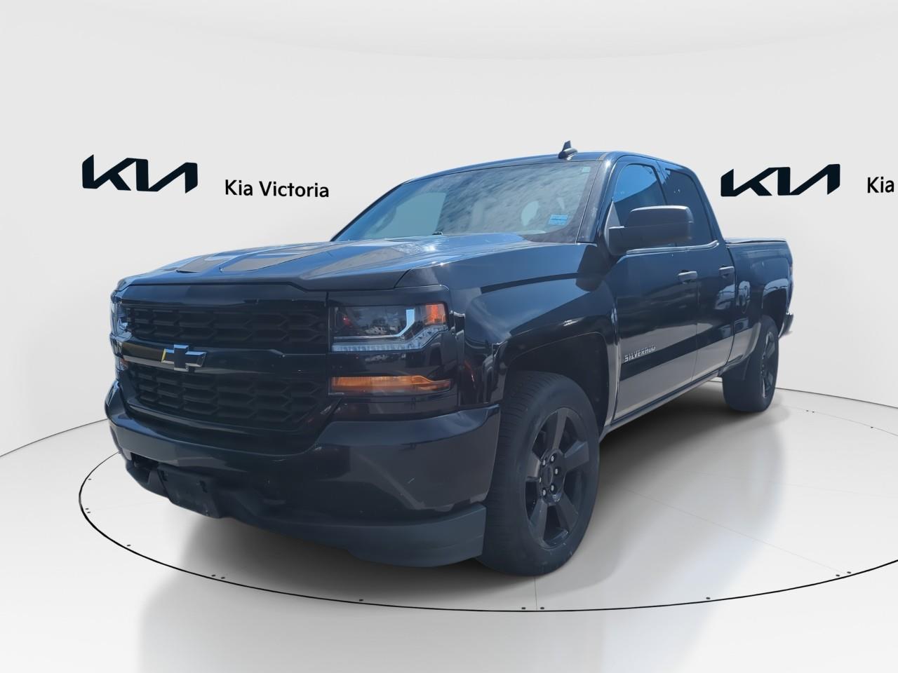 Black 2018 Chevrolet Silverado 1500 Pickup Truck Four-Wheel Drive 6-Speed Automatic