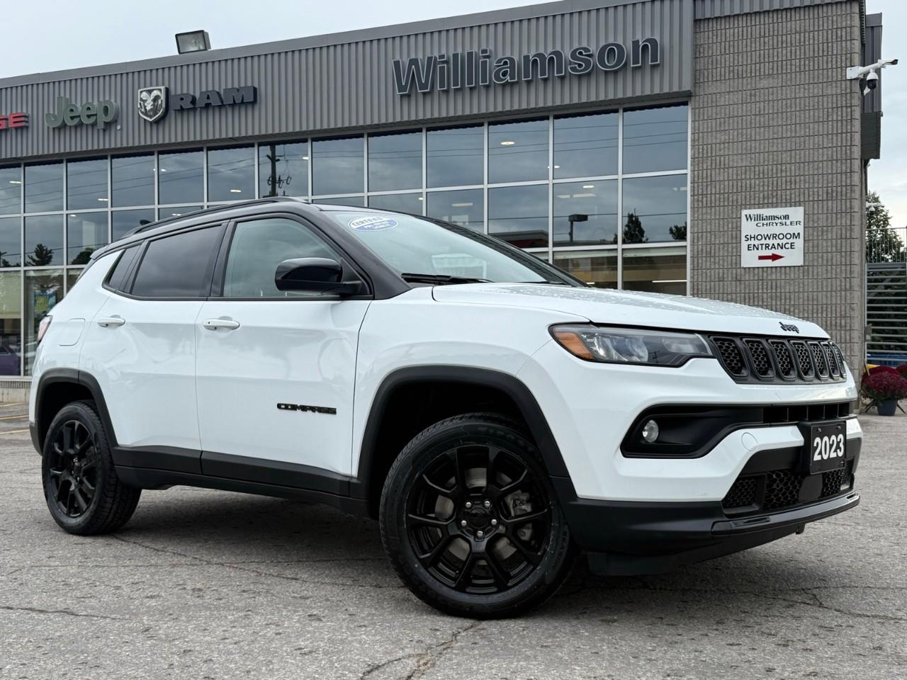 White 2023 Jeep Compass SUV / Crossover Four-Wheel Drive 8-Speed Automatic