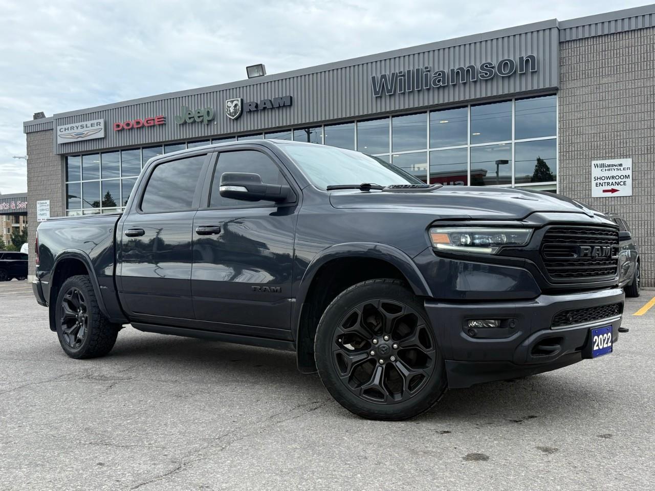 Gray 2022 RAM 1500 Pickup Truck Four-Wheel Drive 8-Speed Automatic