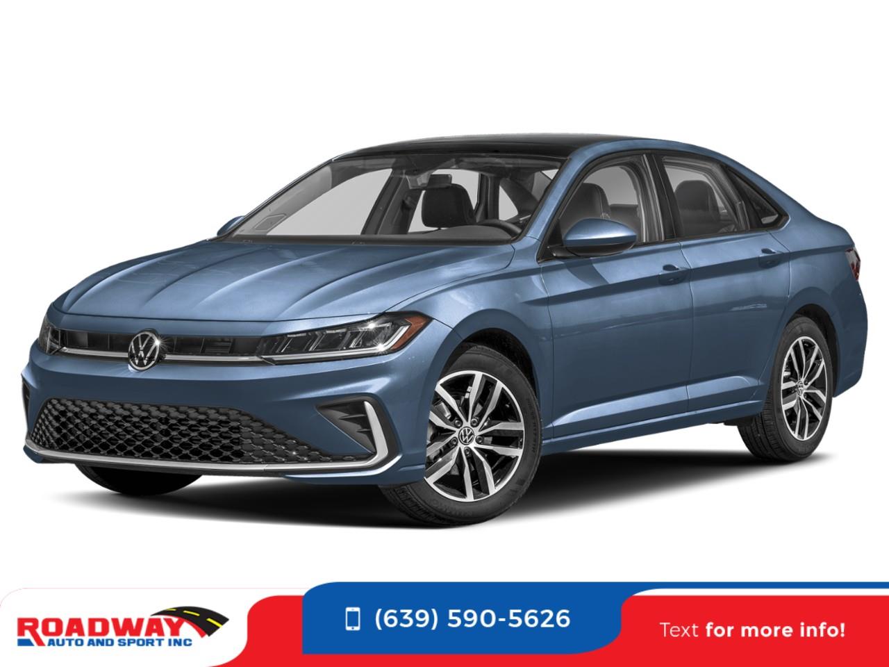 Blue 2025 Volkswagen Jetta Sedan 8-Speed Automatic