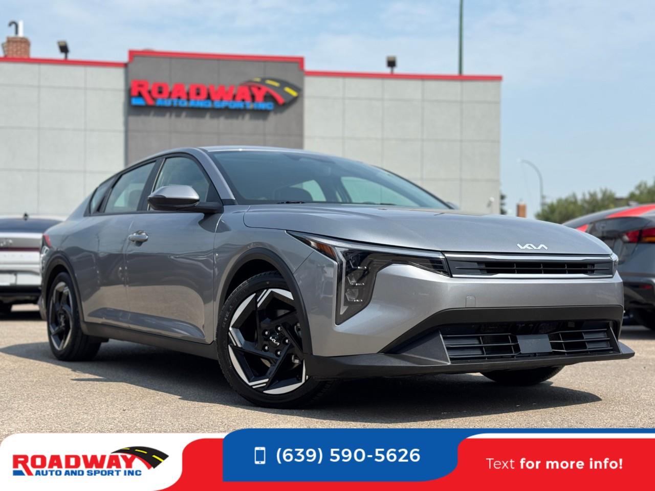 Gray 2025 Kia K4 Sedan Front-Wheel Drive Continuously Variable Transmission