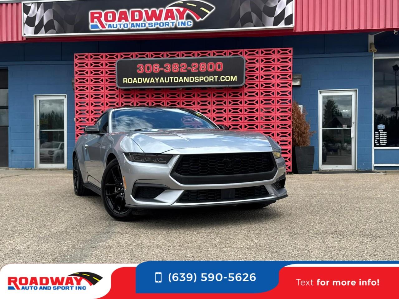 Silver 2025 Ford Mustang Coupe Rear-Wheel Drive Automatic