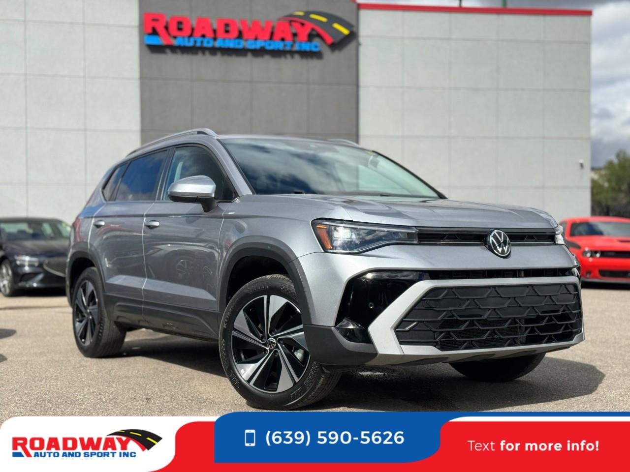 Silver 2025 Volkswagen Taos SUV / Crossover All-Wheel Drive 8-Speed Automatic