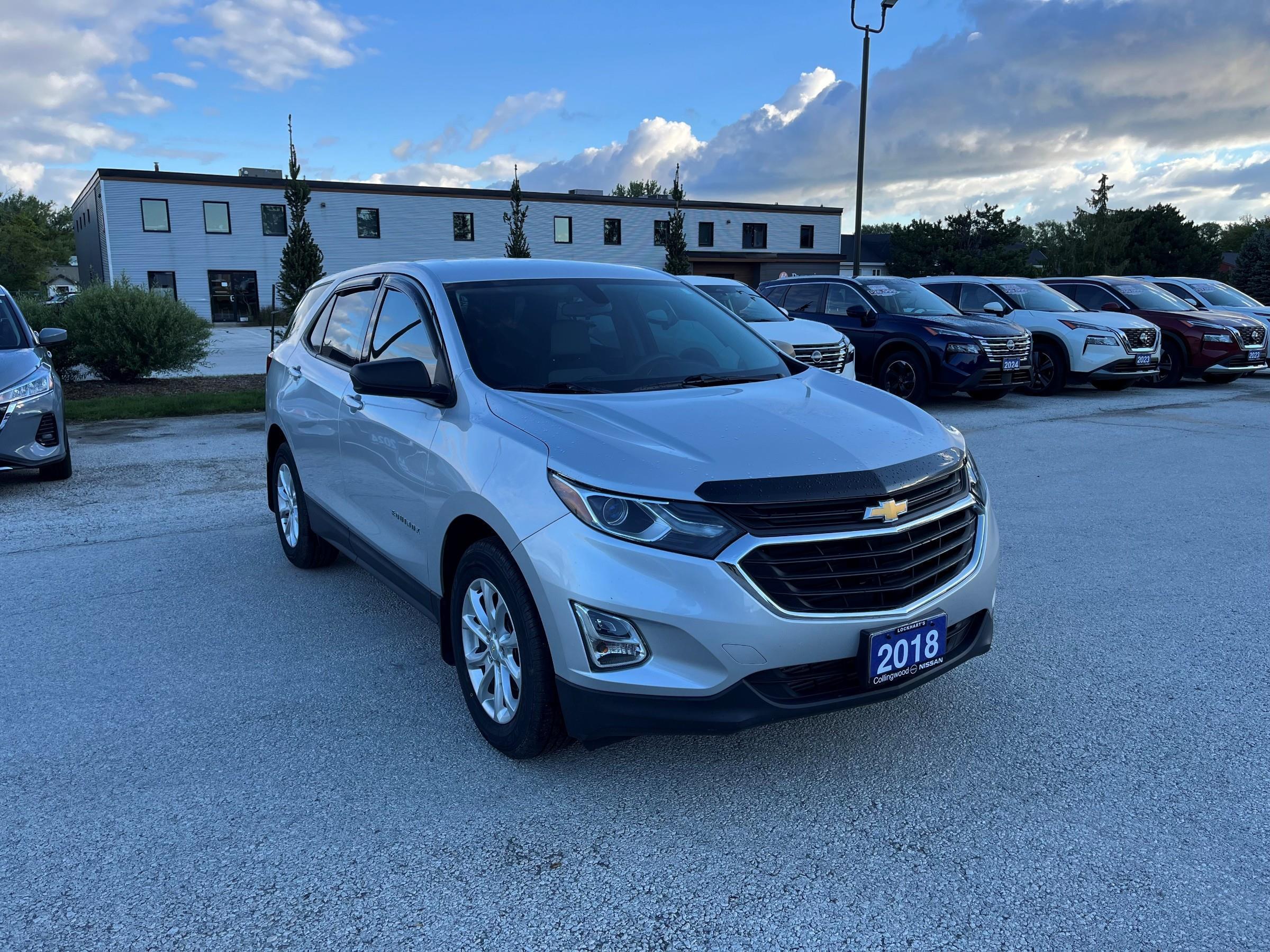 Silver 2018 Chevrolet Equinox SUV / Crossover Front-Wheel Drive 6-Speed Automatic