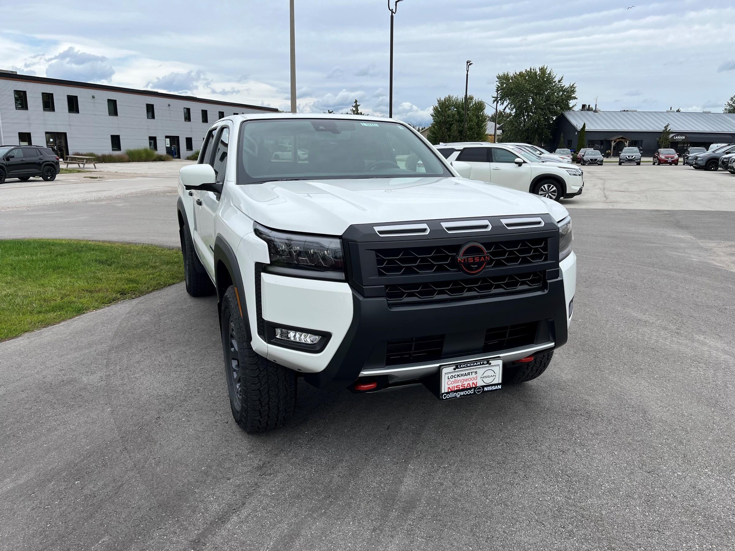 White 2027 Nissan Frontier Pickup Truck Four-Wheel Drive Automatic
