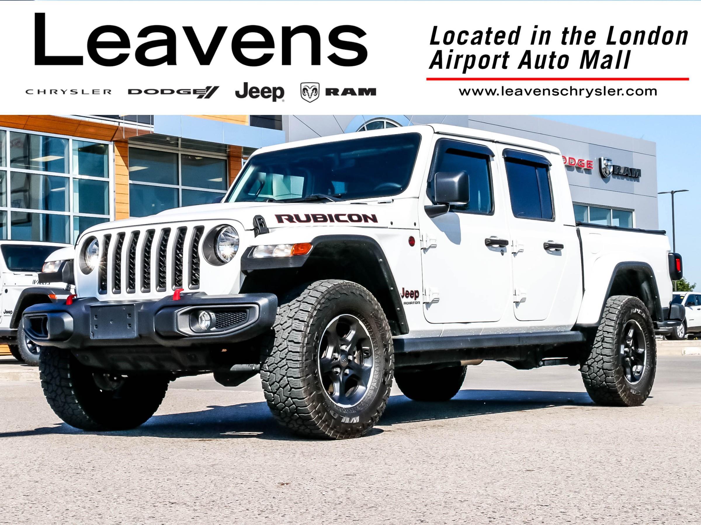 White 2023 Jeep Gladiator Pickup Truck Four-Wheel Drive 