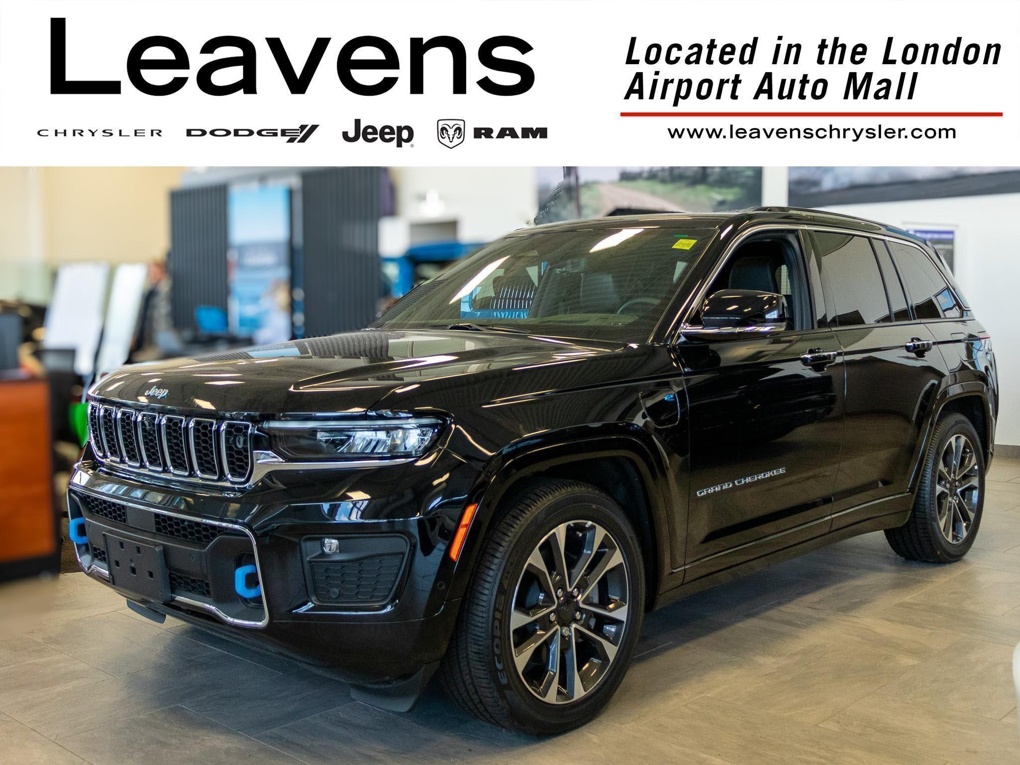 Black 2023 Jeep Grand Cherokee 4xe SUV / Crossover Four-Wheel Drive 8-Speed Automatic