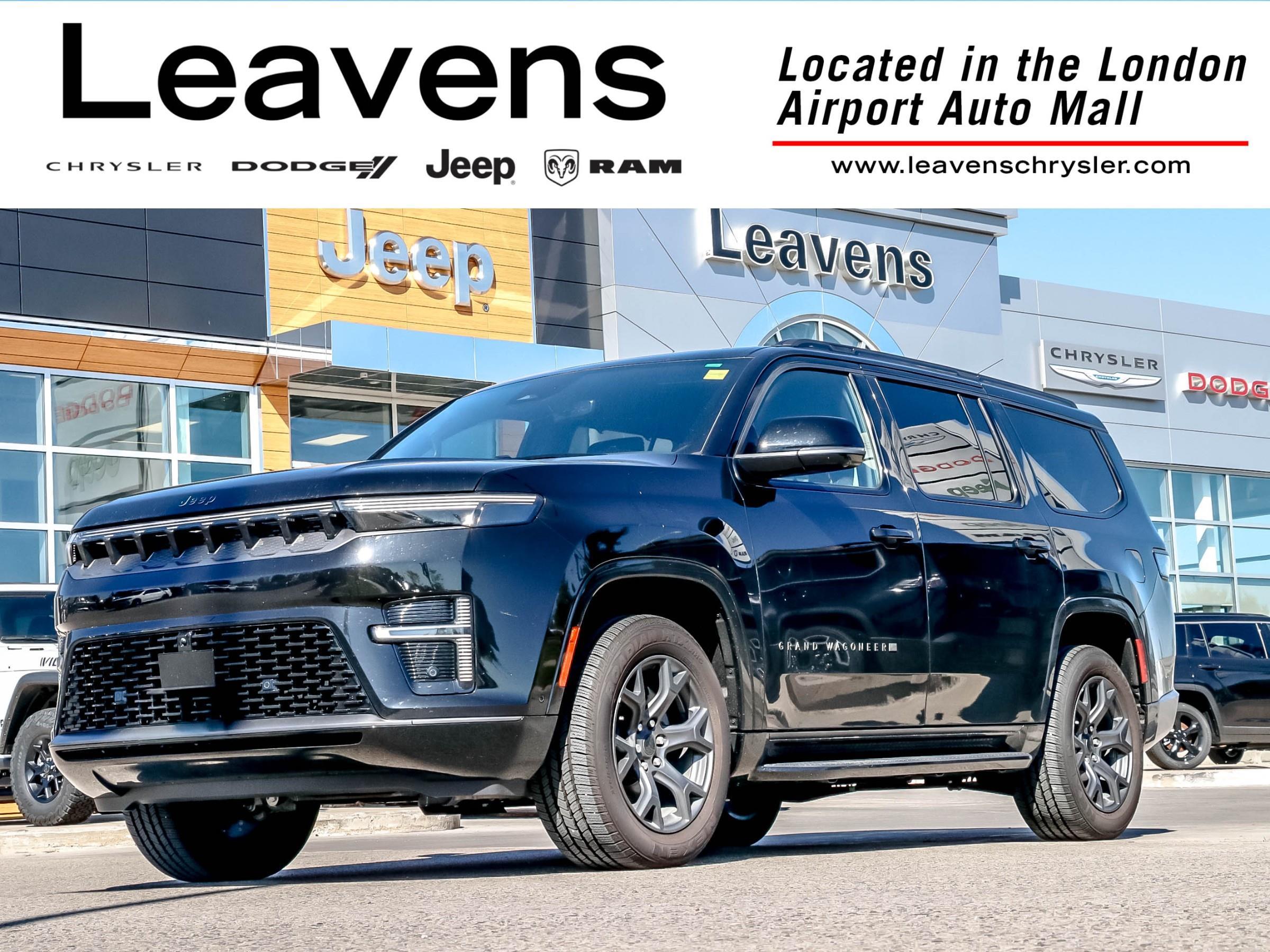 Black 2026 Jeep Grand Wagoneer SUV / Crossover Four-Wheel Drive 8-Speed Automatic