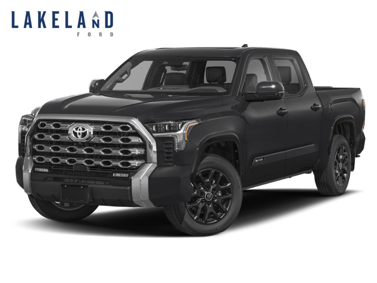 Black 2024 Toyota Tundra Pickup Truck Four-Wheel Drive Automatic