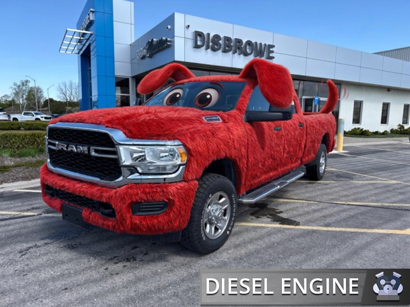 Red 2024 RAM 2500 Pickup Truck Four-Wheel Drive 6-Speed Automatic