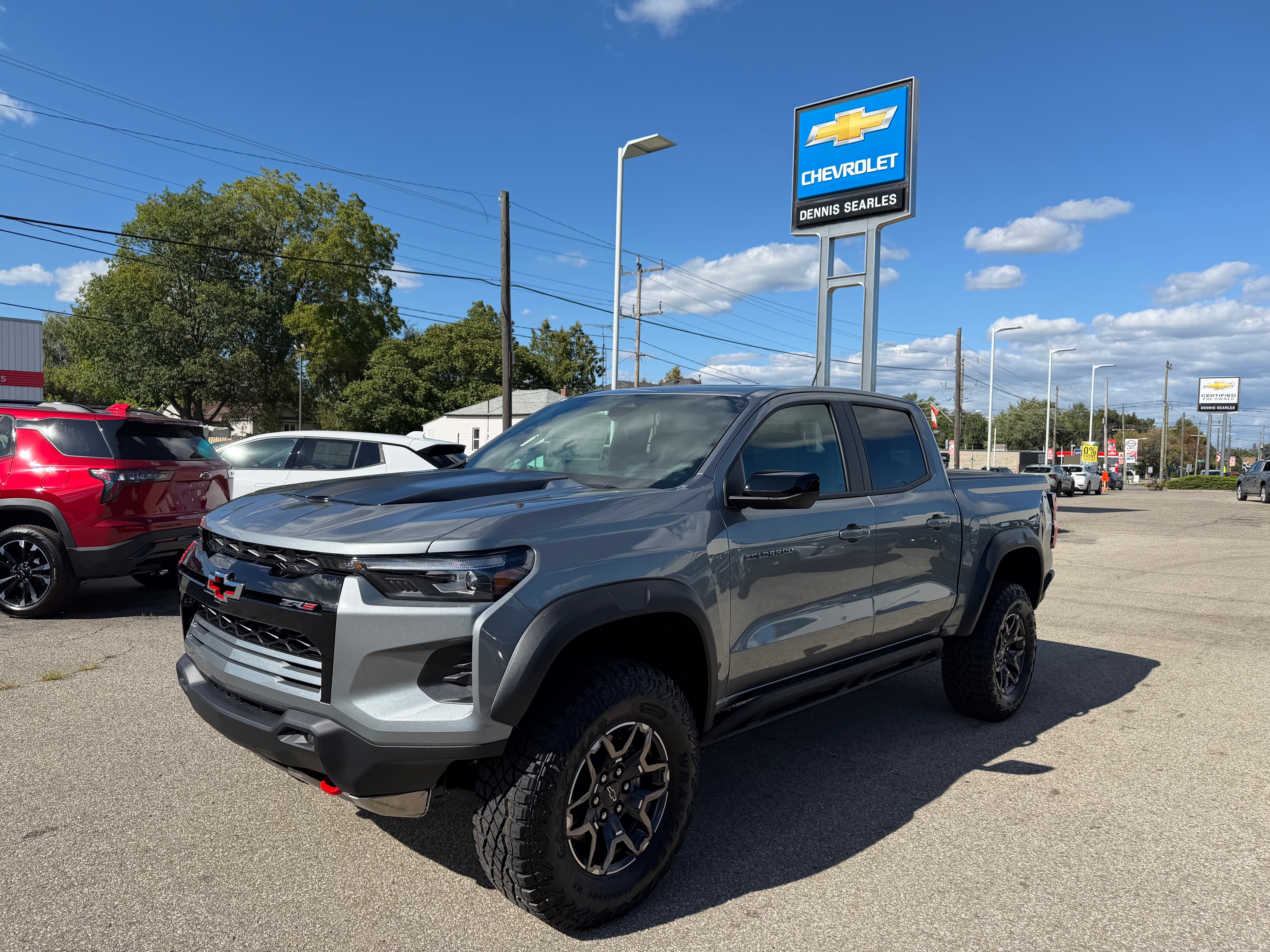 Gray 2026 Chevrolet Colorado Pickup Truck Four-Wheel Drive 8-Speed Automatic