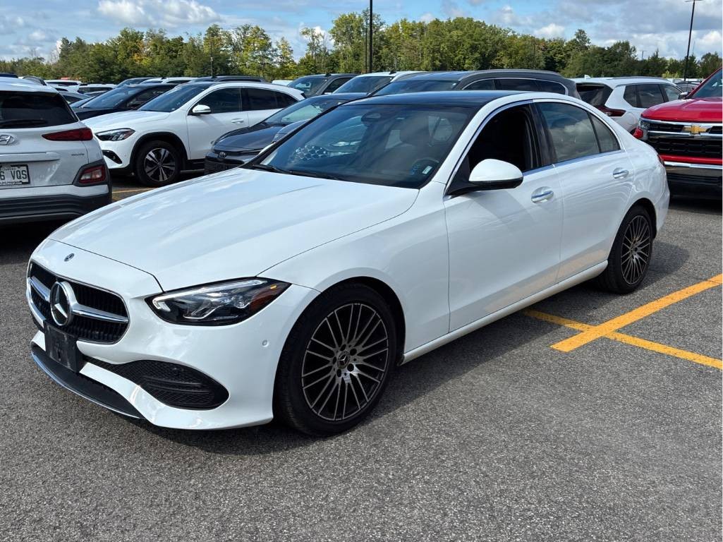 White 2024 Mercedes-Benz C-Class Sedan All-Wheel Drive 9-Speed Automatic