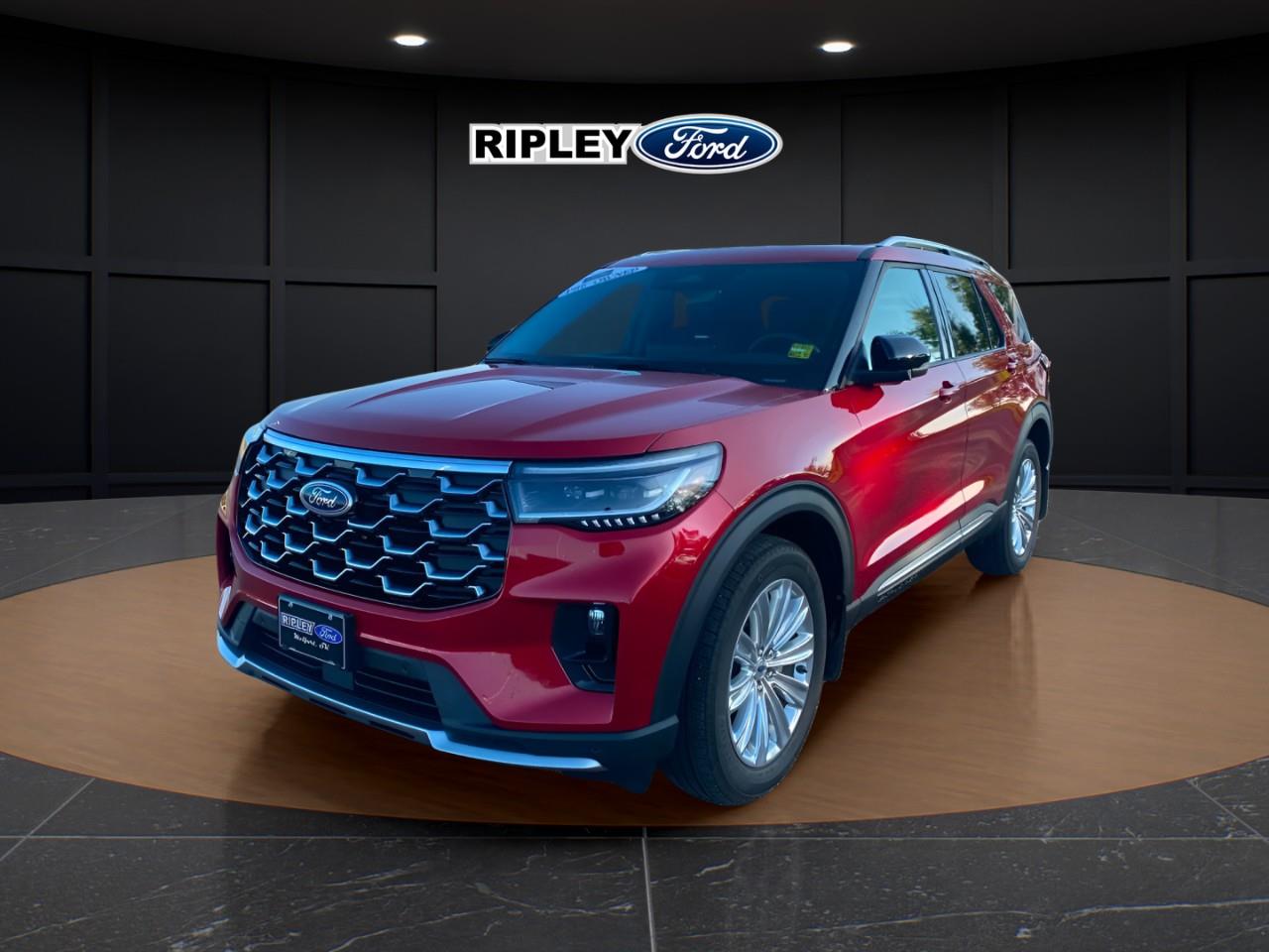 Red 2025 Ford Explorer SUV / Crossover All-Wheel Drive Automatic