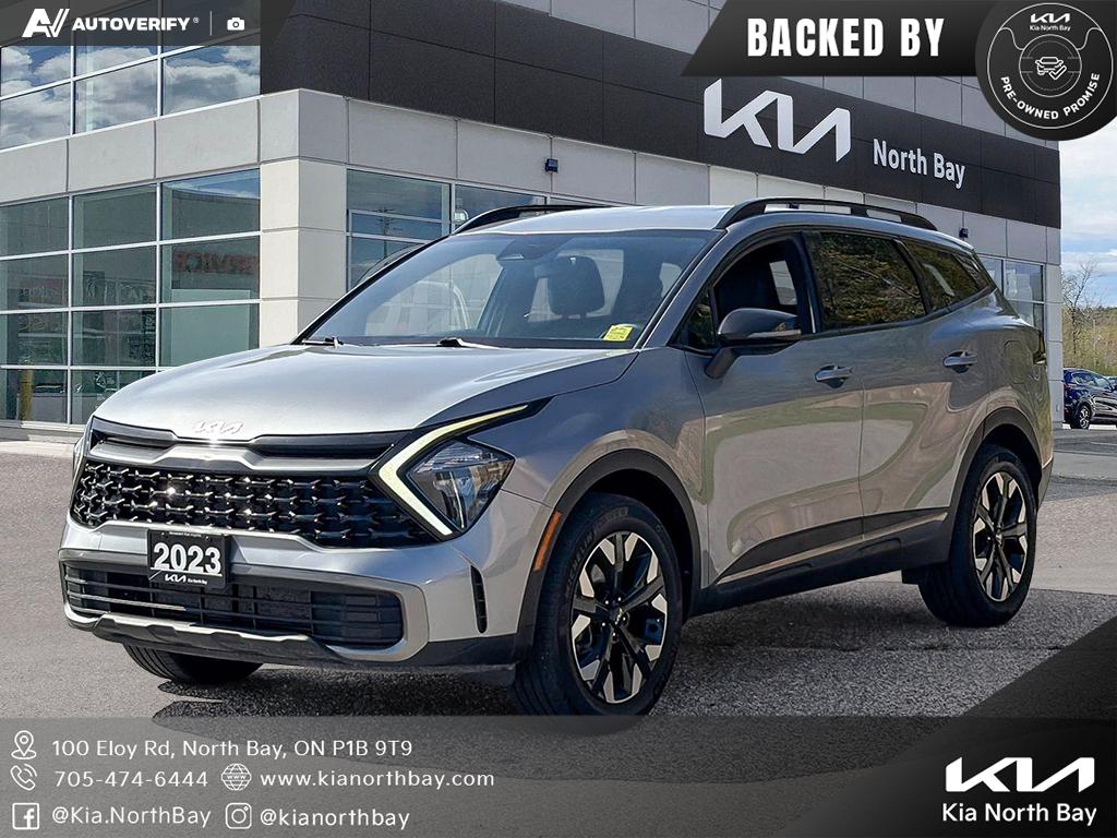 Gray 2023 Kia Sportage SUV / Crossover All-Wheel Drive 8-Speed Automatic
