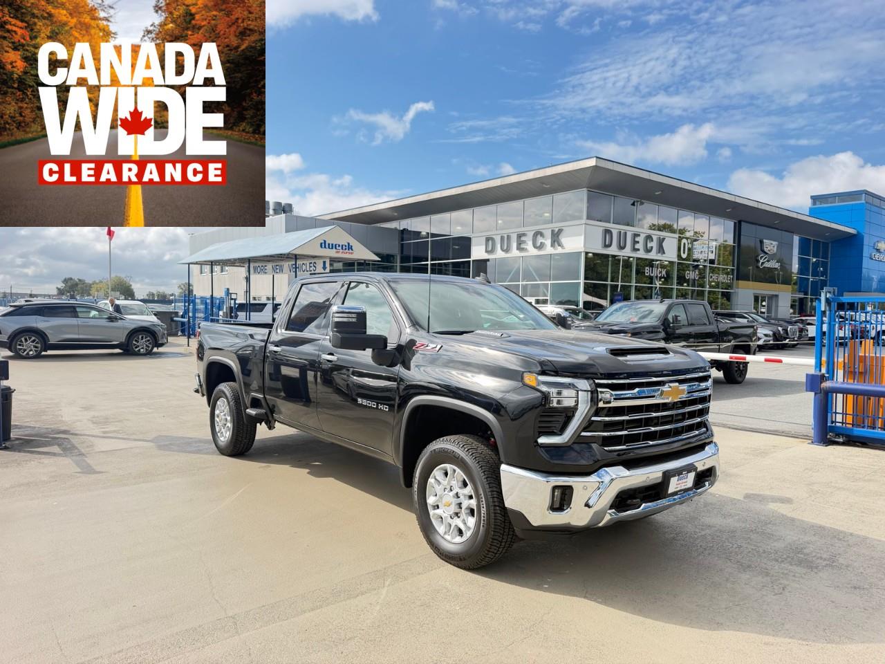 Black 2026 Chevrolet Silverado 3500HD Pickup Truck Four-Wheel Drive Automatic