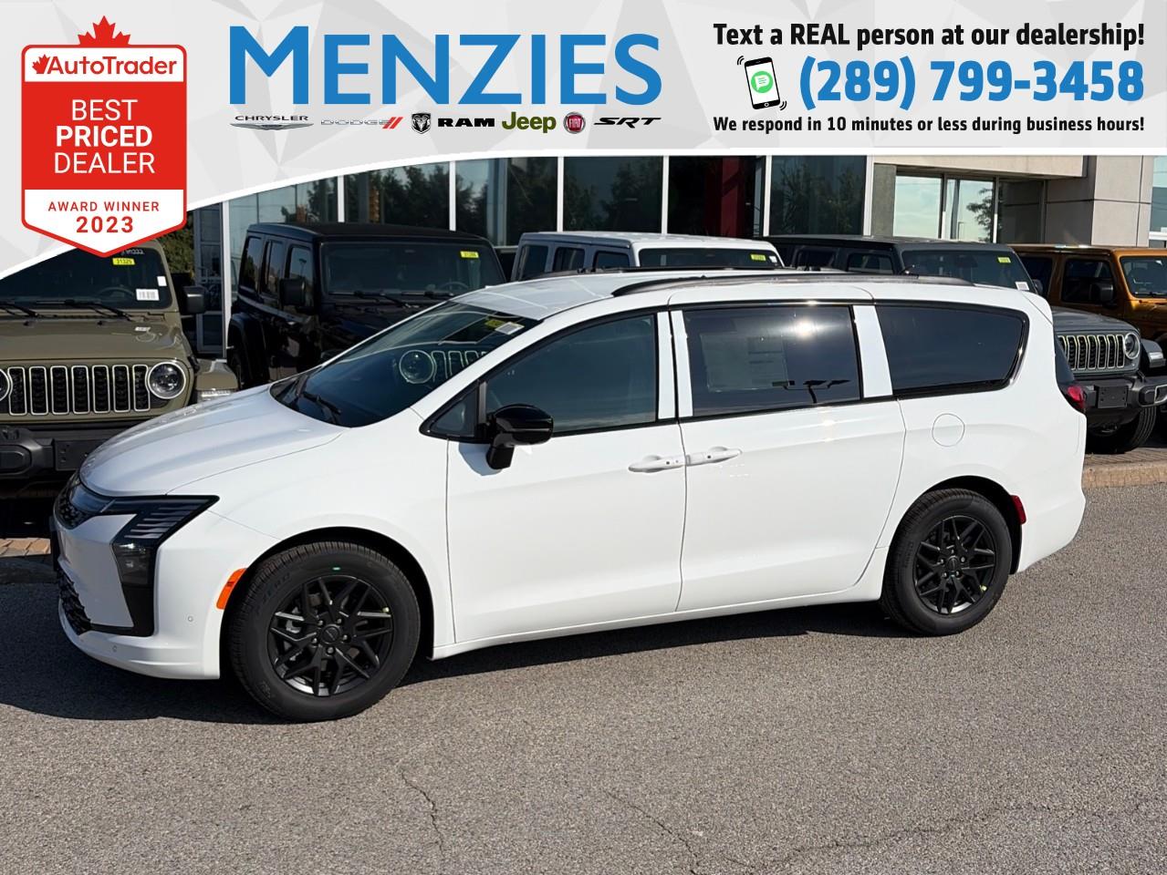 White 2027 Chrysler Pacifica Minivan Front-Wheel Drive 9-Speed Automatic