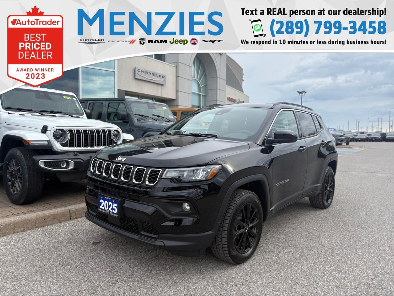Black 2025 Jeep Compass SUV / Crossover  8-Speed Automatic
