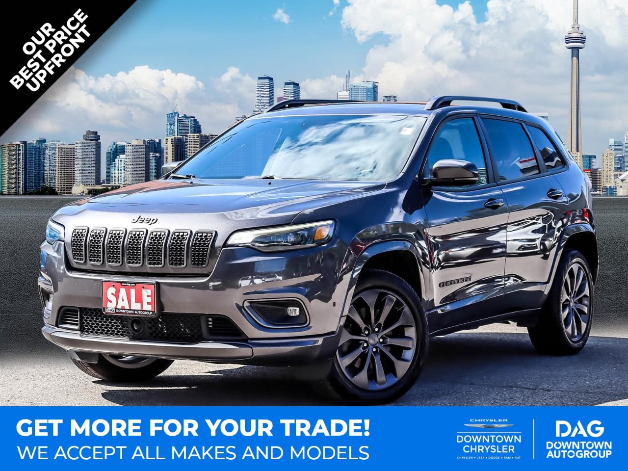 Gray 2020 Jeep Cherokee SUV / Crossover Four-Wheel Drive 9-Speed Automatic
