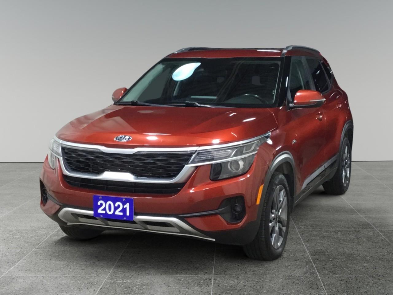 Red 2021 Kia Seltos SUV / Crossover All-Wheel Drive Continuously Variable Transmission